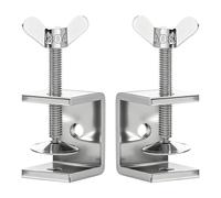 BORDSTRACT Serre-Joints en Acier Inoxydable 304, Lot de 2 Mini-Serre-Joints Robustes de 55 Mm (Avec Boulons à Oreilles), Adaptés Aux Opérations D'installation.