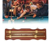 BORDSTRACT Tableau De Bord en Bois De Luxe à 2 Pistes pour Jeux De Palets, De Snooker Et De Billard - Score Keeper avec Design Ondulé