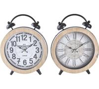 Bordur DKD Home Decor 25,8 x 8 x 32 cm naturel Blanc Fer Traditionnel Bois MDF (2 pièces)