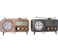 Bordur DKD Home Decor 33 x 11,5 x 26 cm Gris Cuivre Fer Vintage (2 pièces)