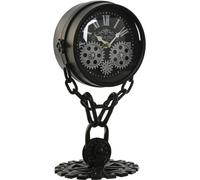 Bordur Home ESPRIT Noir Argent Métal Cristal 18 x 17 x 33 cm