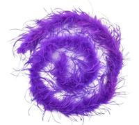 Bordure à franges en plumes, Galon Plumes d'Autruche Multicolore 2 mètres