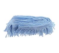 Bordure à Franges Torsadées Bleues 10m pour Rideaux et Coussins | Polyester, Découpe Facile et Usage DIY Couture, Décoration Créative pour Projets Faits Main