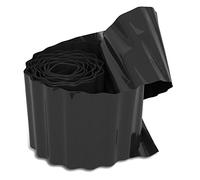 Bordure à Gazon, Anthracite Noir, 9m