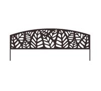 Bordure métal décoratif à planter ATHEA - 0,40 x 1m - Brun