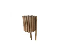 Bordure à planter, clôture de jardin flexible en bambou - 100 x 20 cm - Bois clair - Linxor Bois clair