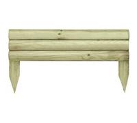 Bordure à planter Minitraverse bois naturel, H.30 x L.55 cm G