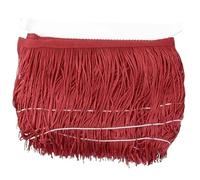 Bordure à Pompons Franges en polyester, 5/10 m, 20 cm, for vêtements, rideaux, robes latines, garnitures, rubans, sacs, accessoires de couture(Color21,20cm-10Meters)