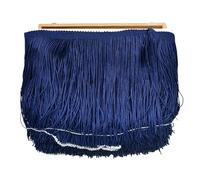 Bordure à Pompons Franges en polyester, 5/10 m, 20 cm, for vêtements, rideaux, robes latines, garnitures, rubans, sacs, accessoires de couture(Color20,20cm-10Meters)