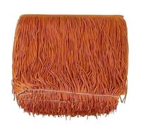 Bordure à Pompons Franges en polyester, 5/10 m, 20 cm, for vêtements, rideaux, robes latines, garnitures, rubans, sacs, accessoires de couture(Color36,20cm-10Meters)