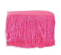 Bordure à Pompons Franges en polyester, 5/10 m, 20 cm, for vêtements, rideaux, robes latines, garnitures, rubans, sacs, accessoires de couture(Color23,20cm-5Meters)