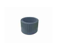 Bordure Acier ondulé - 600 x H 14 cm - Gris foncé