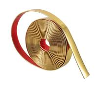 Bordure Adhésive pour Carrelage Dorée en PVC, sans Outil | Finition Or, Cache les Joints Disgracieux, pour Bord de Carrelage et Cadre de Porte