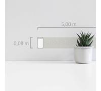 Bordure Blanche Avec Motif Courbé Et Effet Pailleté