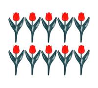 Bordure Clôture Artificielle Décorative en Forme De, Lot de 10 Pièces | Bordure Pour Jardin pour Pelouse Parterres Paillis Terrasse Piscine Cour Massif Rocaille Chemin s