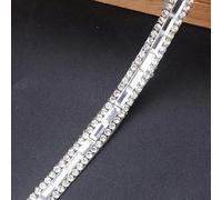 Bordure créative en perles de strass pour vêtements, longueur 1 m, parfaite pour décoration de mariée et accessoires (5#)