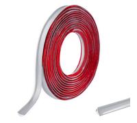 Bordure d'angle autocollante en PVC pour plan de travail, plafond, sol, calfeutrage, plinthe (5 m, 12 mm x 6 mm)