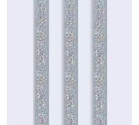 Bordure d'angle murale Bande de calfeutrage, Bande de bordure murale autocollante for moulure quart rond, 5 m, multicolore, plusieurs tailles(Colorful Silver,8mm/0.31inch)
