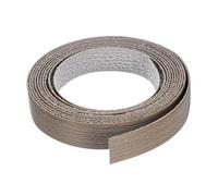 Bordure d'armoire, en bois brut pour bricolage, 3/7,5/15 m de large, 2/2,8/4 cm de large, pré-collée, pour réparation de meubles, table (marron, 2 x 300 cm)