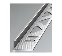 Bordure de carrelage en aluminium pour coins, transitions de carrelage au mur et protection de peinture, protection d'angle robuste, 10 mm