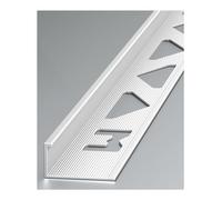 Bordure de carrelage en aluminium pour coins, transitions de carrelage au mur et protection de peinture, protection d'angle robuste, 10 mm