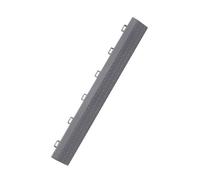 Bordure de finition anthracite pour dalle de sol clipsable - EASY DALLES