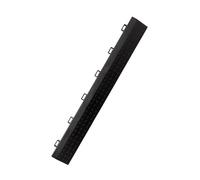 Bordure de finition noire pour dalle de sol clipsable - EASY DALLES