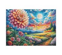 Bordure de Fleurs de Hibou Puzzles 500 Pièces pour Adultes Educa Moderne Décoration Intérieure Relaxant Famille Jeu De Réflexion Cadeau De Fête 500 PCS