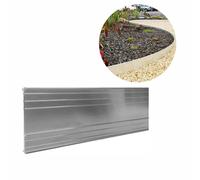Bordure de gazon aluminium robuste 14x100 cm pour parterres jardin