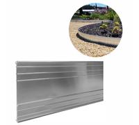 Bordure de gazon aluminiumminium ultra résistante 24 cm x 100 cm pour parterres
