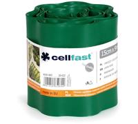 Bordure ondulée de jardin 15cm x 9m Cellfast vert foncé Vert G