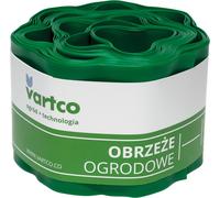 Bordure de gazon Clôture de jardin Ondulée Bordure de tonte Jardin Palissade Barrière anti-racines Plastique 15cm x9m Vert