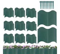 Bordure De Jardin | 20 Pièces pour Délimitation De Pelouse Et Plate-Bande,Clôture de Bordure Amovible et Flexible pour l'Allée, Le Jardin, l'Entrée, Le Parterre,