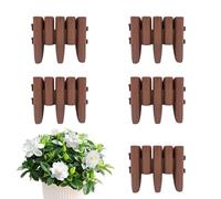 Bordure de jardin, 5 pièces bandes de protection flexibles décoratives noires, bordure de pelouse, pour extérieur, cour, pelouse, terrasse, terre, passage extérieur, jardinage
