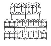 Bordure de Jardin Clôture de Jardin en Plastique, 5 pièces, décoration Bordure Plante, Protection Fleurs for Cour, pelouse, Parterre, piquets Plantes, décor Paysage