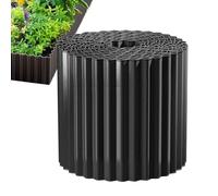 Bordure de jardin - Clôture de paysage résistante aux intempéries - Bordure de pelouse durable - Bordure de jardin en métal ondulé - Design paysager extérieur - Séparateur de pelouse décoratif