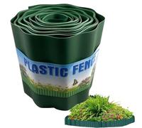 Bordure De Jardin: Clôture Frontière Sans Creuser | Bordure De Pelouse Flexible, Séparateur De Paysage, Barrière De Pelouse Pour Décoration De Patio Arrière Avec Parterres De Fleurs, Kit De Clôture En
