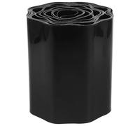 Bordure de Jardin Décorative Flexible, Plastique Ondulé Noir, 29,5 Pieds | Parterre de Fleurs et Massifs, Usage Jardin et Allée, Résistante aux Intempéries, Réutilisable