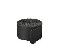 Bordure de jardin décorative Nature 2 motifs en PE recyclé, 12 x H13 cm, coloris noir G