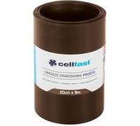 Cellfast Bordure de jardin droite 20 cm x 9 m – différentes longueurs et couleurs – marron