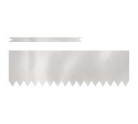 Bordure de Jardin en Acier, Bordure de Pelouse Gazon Parterre Métal Barrière Clôture de Jardin 20 pcs Argent 100 x 0.05 x 20 cm