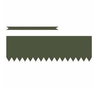 Bordure de Jardin en Acier, Bordure de Pelouse Gazon Parterre Métal Barrière Clôture de Jardin 20 pcs Vert Olive 100 x 0.05 x 20 cm