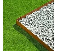 Bordure de jardin en acier galvanisé Modèle - Effet rouillé