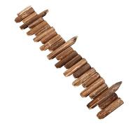 Bordure de Jardin en Bois, Mini Clôture Décorative pour Parterres | Style Pastoral Simple et Élégant, Surface Lisse Polie, Facile à Monter et Démonter, pour Massifs et Graviers