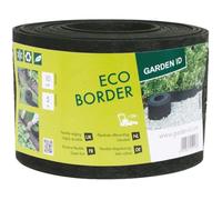 Bordure de jardin en caoutchouc recyclé - GARDEN ID Eco Border - 5 m H10 cm - Indestructible - Flexible, pose droite ou courbée.