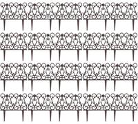 Bordure de Jardin en Fonte Victorienne Lot de 20