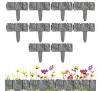 Bordure de jardin en imitation pierre | Bord flexible sans creusement, bordure décorative pour parterre de fleurs - pour panneaux extérieurs, allées, pelouses, arbres, jardins, porche, cour