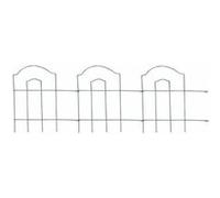 Bordure de jardin en métal Lawn 3m Lot de 3 Vert G