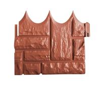 Bordure de Jardin en Plastique Garden Brick Cement Fence Stone Flower Courtyard Lawn Border Grass Edge