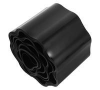 Bordure de Jardin en Plastique Noir Ondulée pour Allées et Massifs | Profil Ondulé, Repositionnable et Portable, pour Patio, Bordures de Pelouse et Création D'espaces Nets